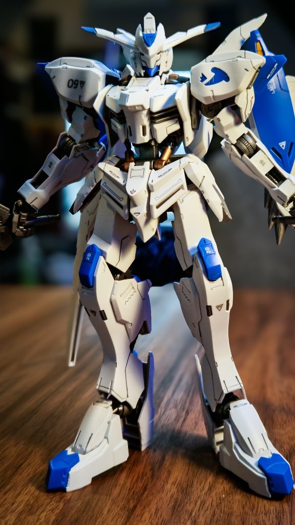 I got the decals from a random other kit that had light grey instead of black decals. That went really well with the white.