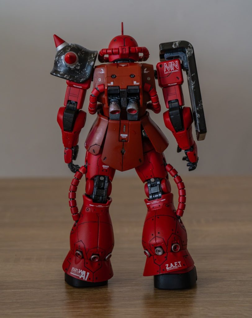 二作目。初めて自分で買ったMGシャア専用ザク–2枚目/制作者：mire