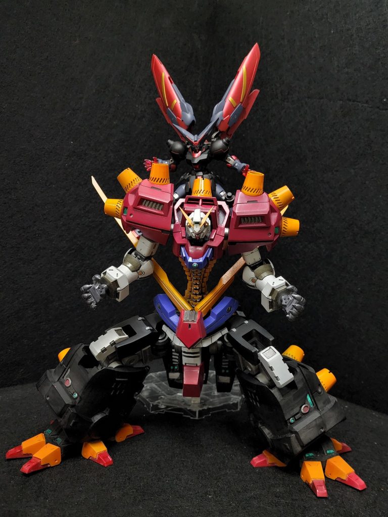 HGFC 1/144 GF13-001NHII 盟主高達 & 風雲再起 マスターガンダム Master Gundam–5枚目/制作者：@Matthew1544964