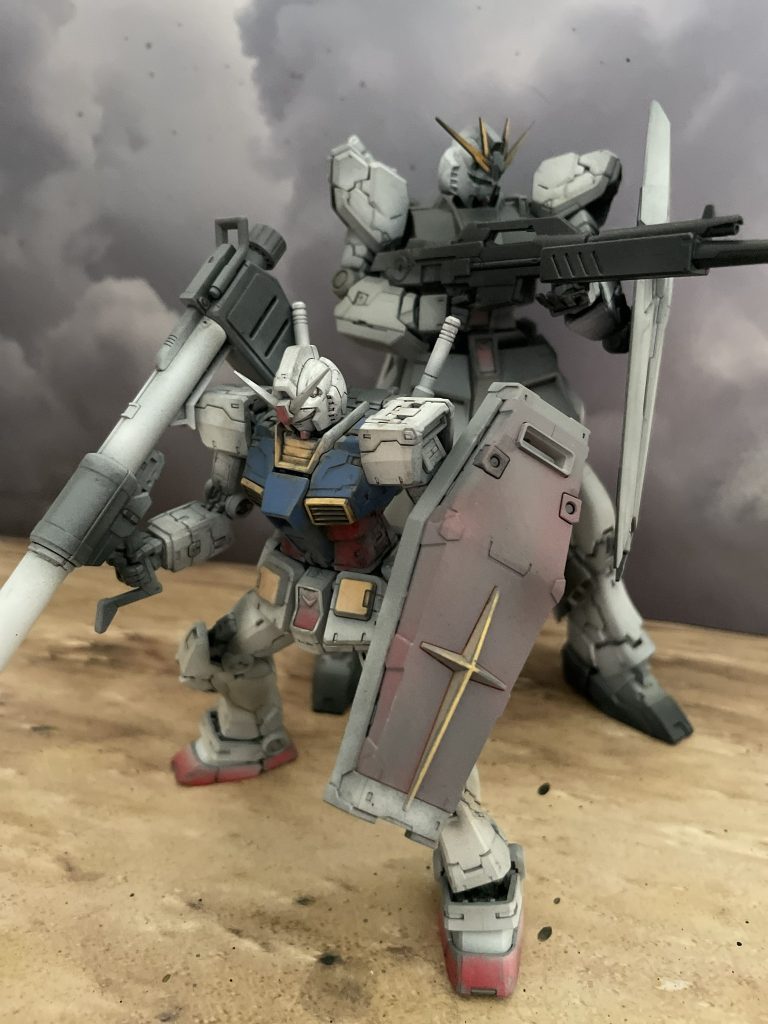 次回作、「ガンダムをいかに汚すか」をテーマに取り組む予定です。