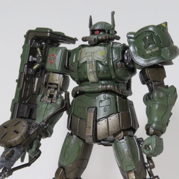 HG ザクⅡF型（ソラリ機）筆塗り全塗装＋ウェザリング