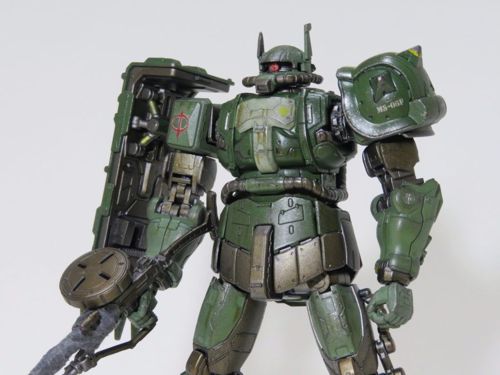 HG ザクⅡF型（ソラリ機）筆塗り全塗装＋ウェザリング