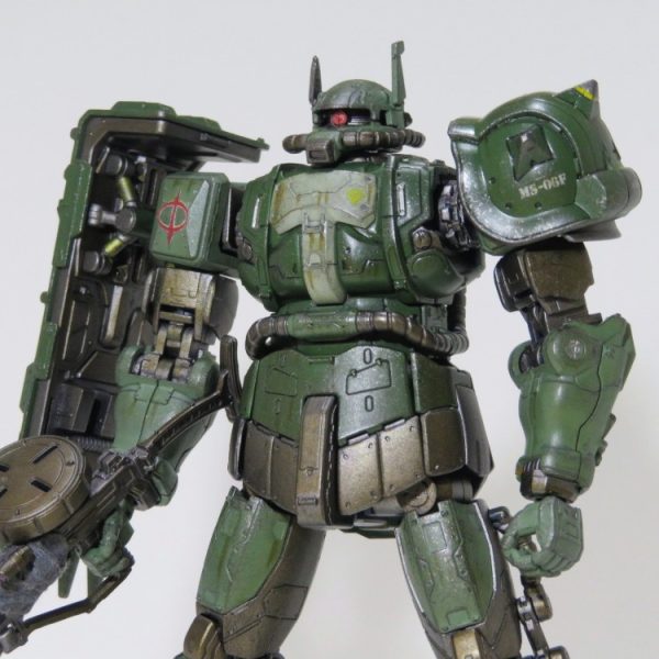 HG ザクⅡF型（ソラリ機）筆塗り全塗装＋ウェザリング