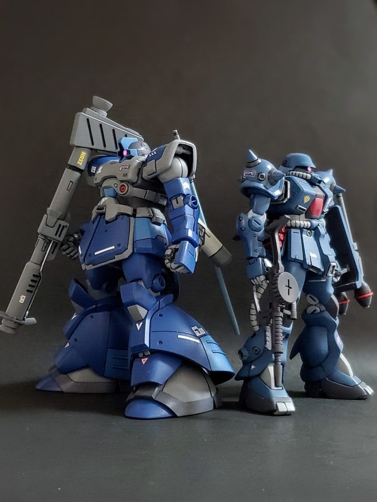 本日最後の一枚は今回制作しましたポメラニアン隊の両機体となります📸✨今回は久しぶりの妄想全開ダダ漏れストーリーとなりましたが、最後までお付き合い下さりありがとうございました🙇☘️次回は続きとなるポメラニアン隊、第二章を描かせていただきます😎🖌️✨