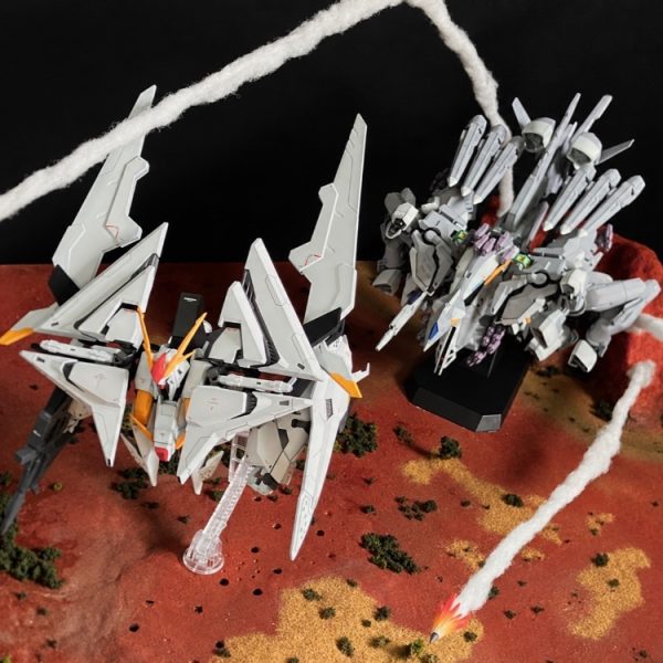 ジオラマ ΞガンダムVSアリュゼウス（キルケーの魔女）