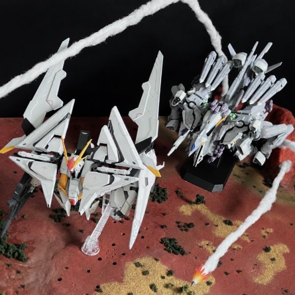 ジオラマ ΞガンダムVSアリュゼウス（キルケーの魔女）