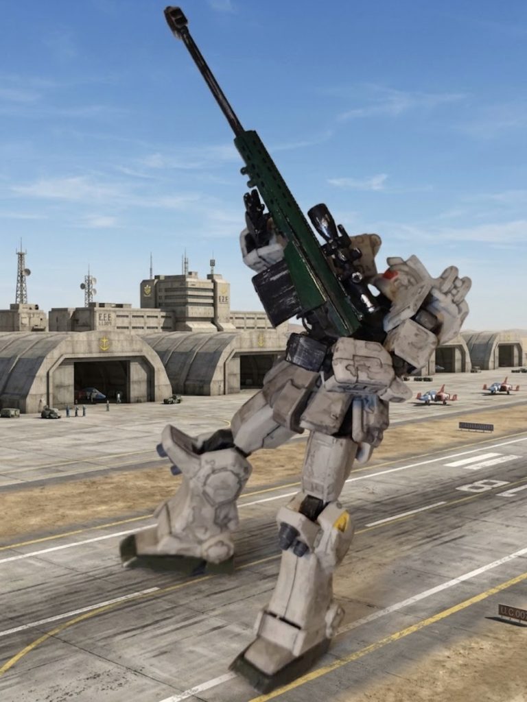 陸戦型ジム　対空狙撃銃システム実験（3枚目）