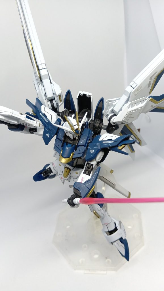 HGライジングフリーダム筆塗り全塗装–2枚目/制作者：KJ7479