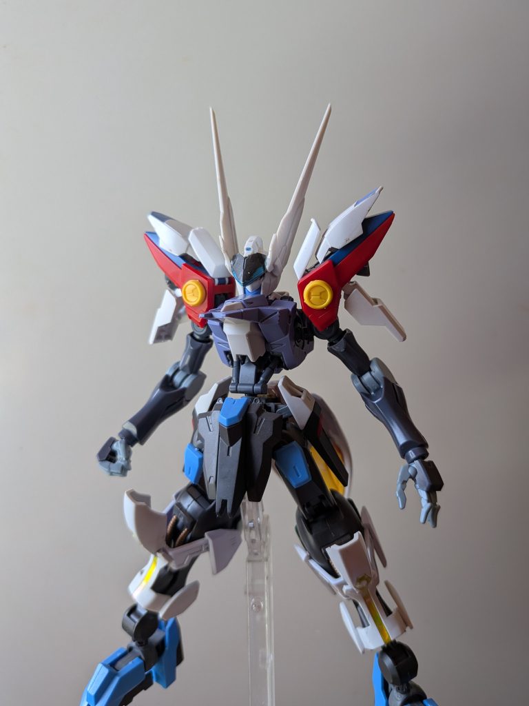 作品名：既存番号のガンダムフレームの素体<p>これから色々とくっつけたり削ったりしていきます、かなり悩んだ末にこうなりました</p>
