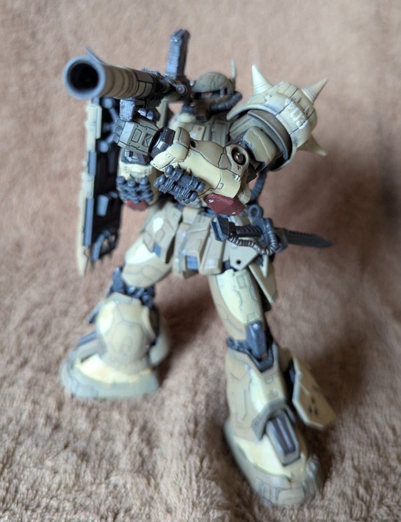 復讐のレクイエム版 地上用高機動型ザクII アフリカ戦線–2枚目/制作者：ノンターボジジイ