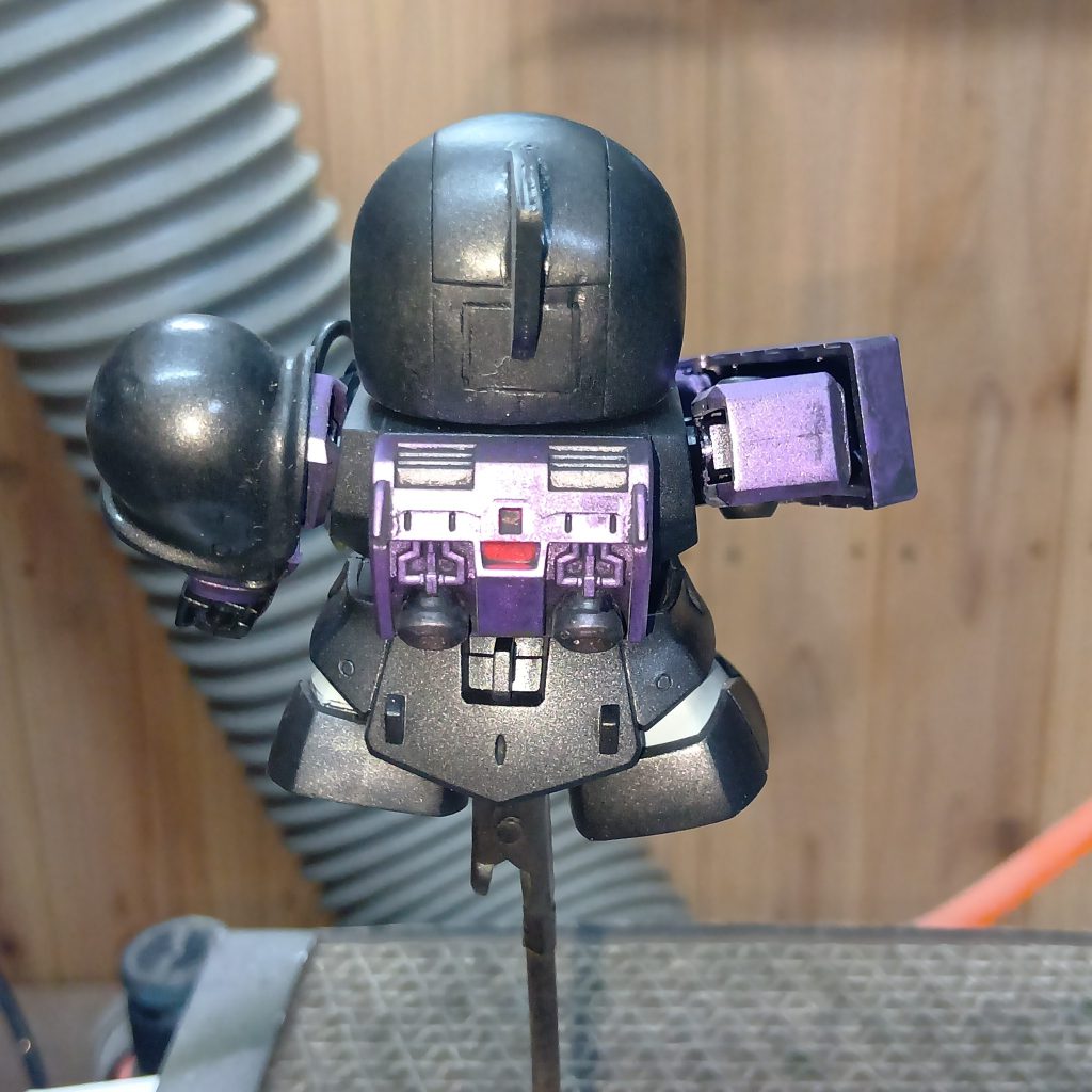 SD　BB戦士　エコプラ　ザクⅡ　⇒　ザクⅠ　黒い三連星仕様–4枚目/制作者：okfarm