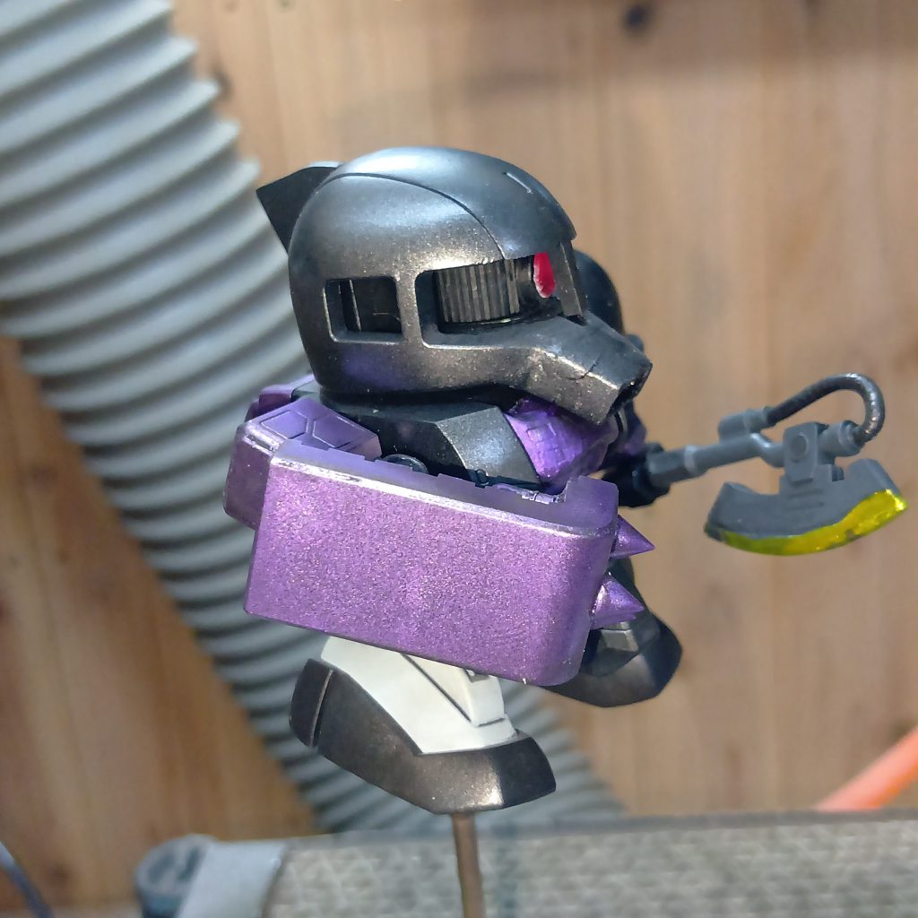 SD　BB戦士　エコプラ　ザクⅡ　⇒　ザクⅠ　黒い三連星仕様–3枚目/制作者：okfarm