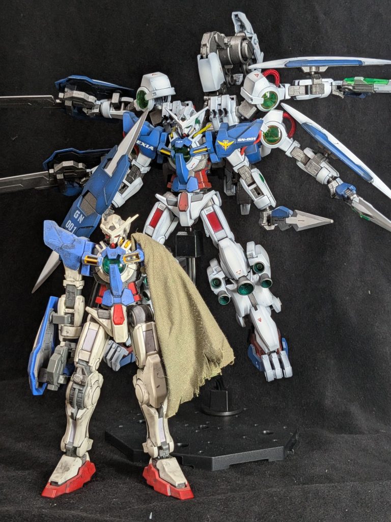 最近作ったエクシアとのショット
