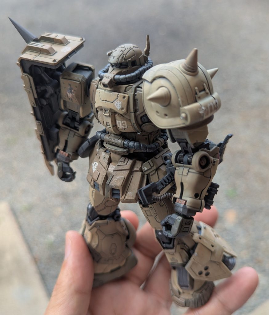 復讐のレクイエム版 地上用高機動型ザクII アフリカ戦線–3枚目/制作者：ノンターボジジイ