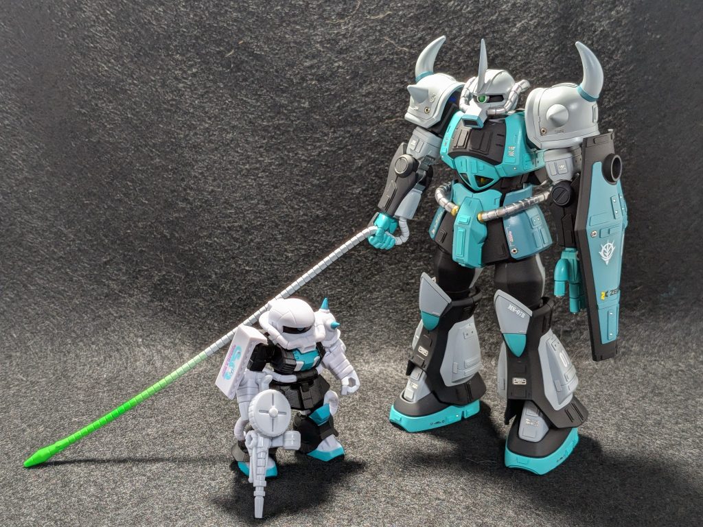 「ザクとは違うのだよ、ザクとは」モビルスーツアンサンブル ザク(初音ミクカラーVer.)をそえて。