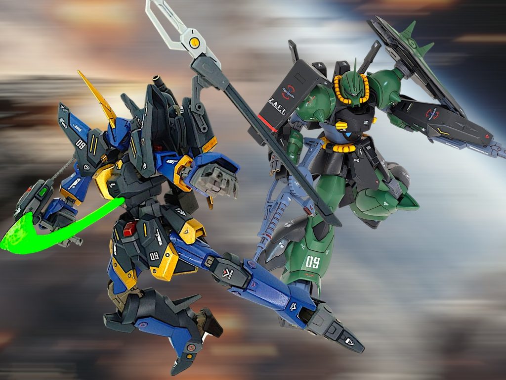 コズミック・イラ版のティターンズ！！現在もう一機作成中ですので、今後にご期待ください(zaku-kao8)