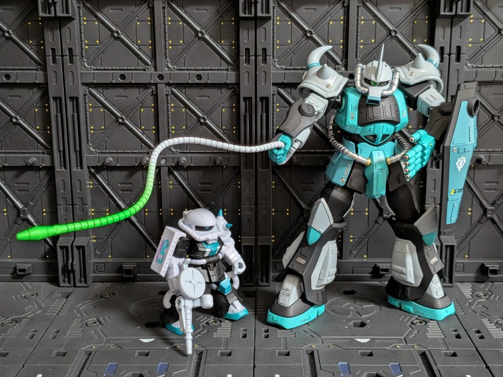 「ザクとは違うのだよ、ザクとは」モビルスーツアンサンブル ザク(初音ミクカラーVer.)をそえて。
