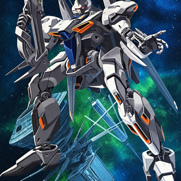 いろんなジャンクパーツと睨めっこしながら追加してってます。ルブリスベースにハイニューガンダムやユニコーンパーツ（3枚目）