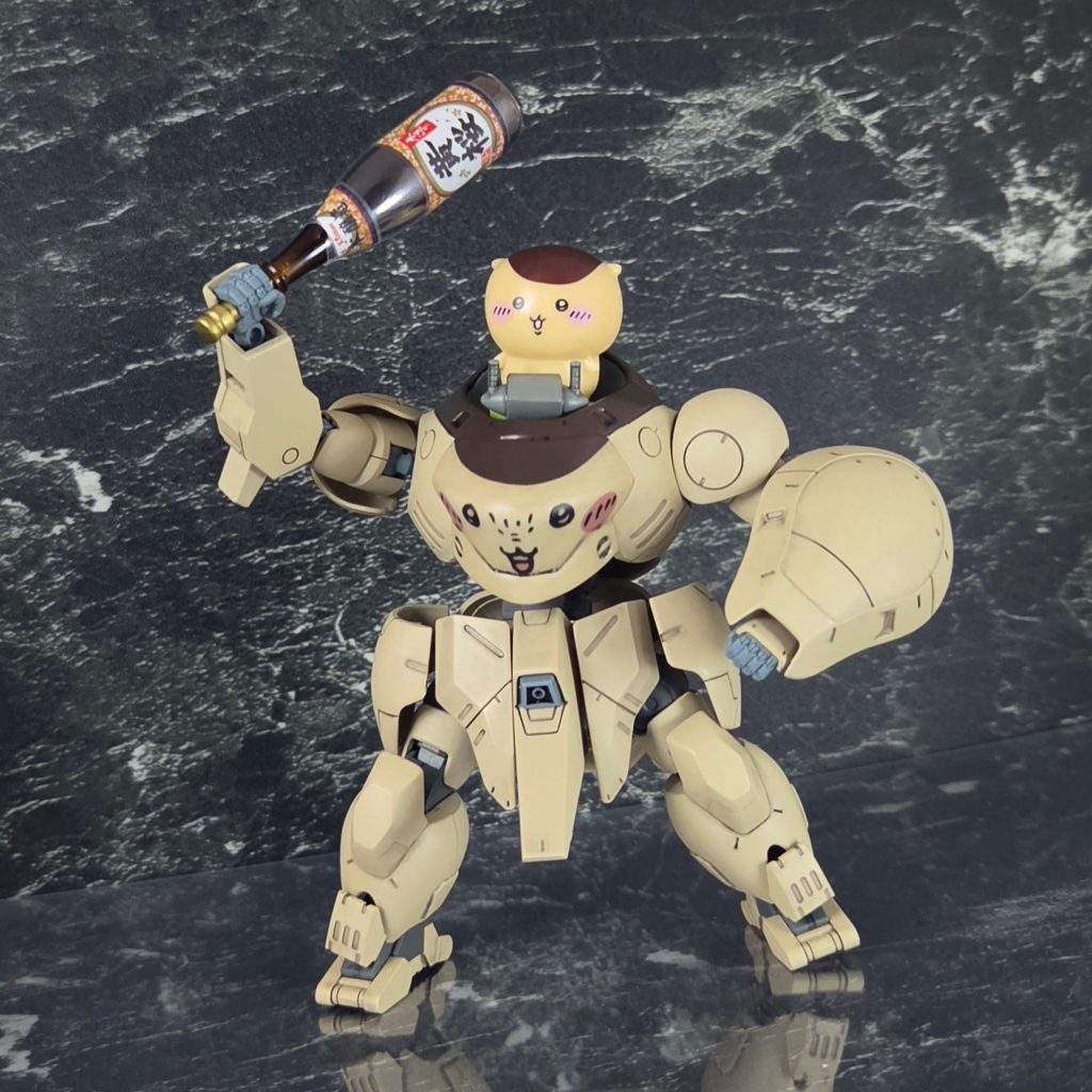 武器は黄桜の瓶のみ！！コレで肉を叩いて柔らかくして…たらいいな