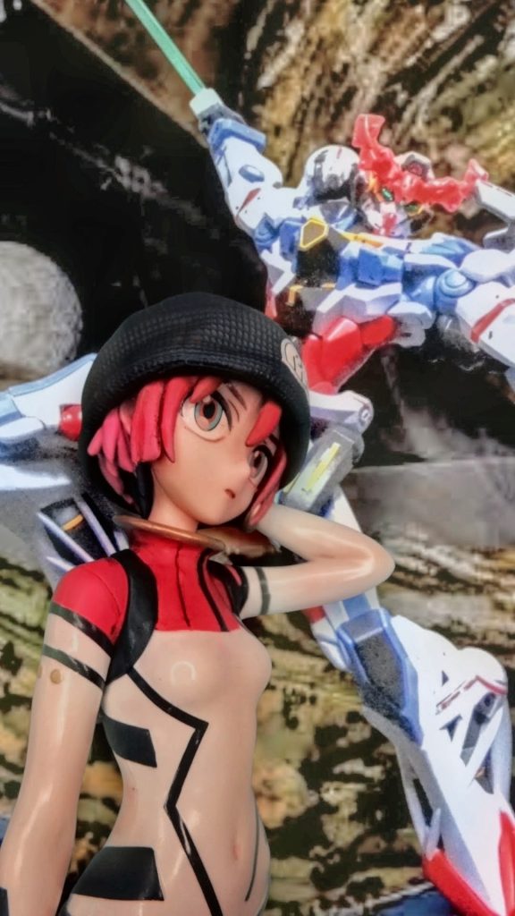 久々の完成品枠💦GQ　プライズ　フィギュア　マチュ　リペイントデス。