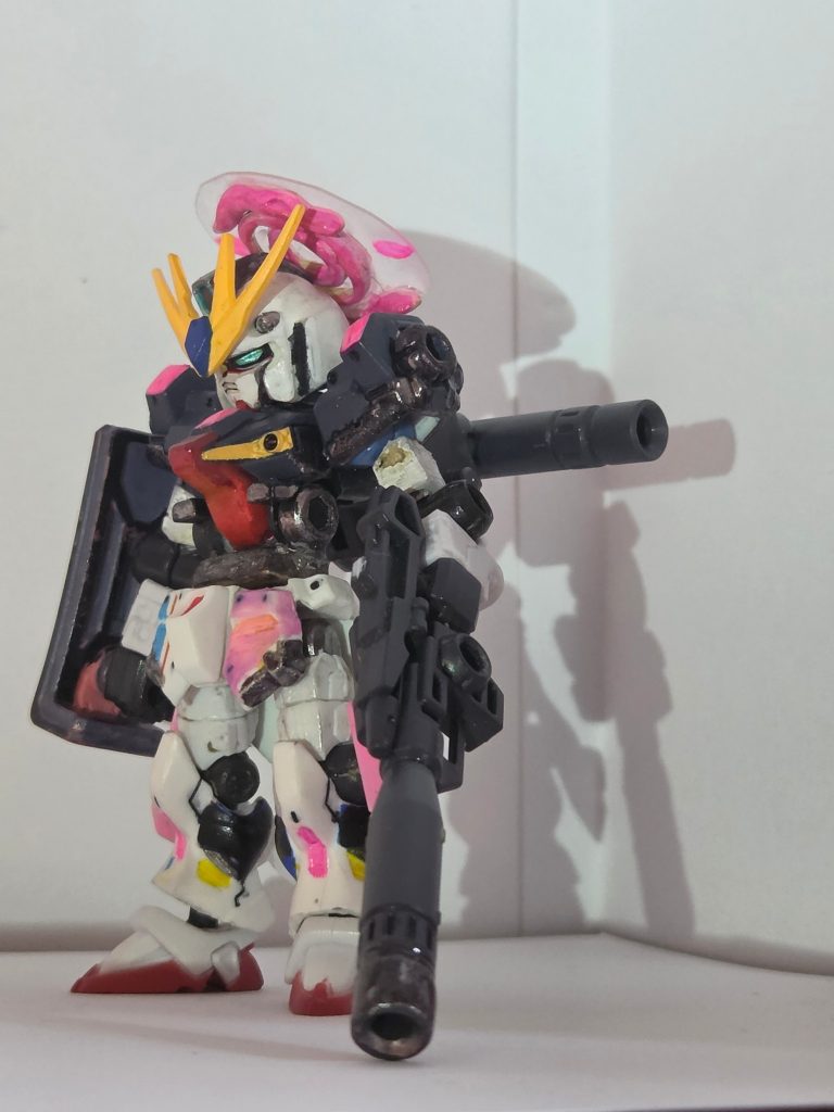 素体今回はUV反応マーカー＋UVライトを導入！！のちのち光らせます。さて、今回の改造箇所は、首部分延長二の腕可動化腹部（腰部）可動化スカートアーマー可動化＋サイドカット太腿延長脚部可動域拡張太字部分が、今回初めて行った改修です。詳しく見ていきます！