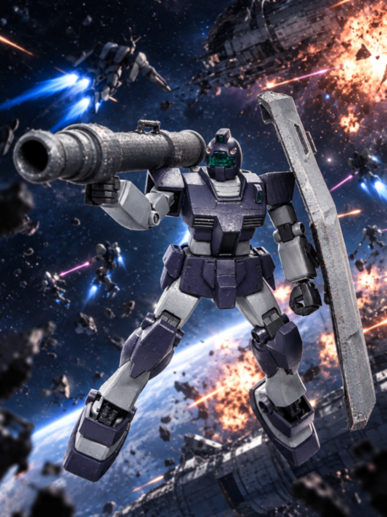 HGUC RGM79-GM ［大型宇宙拠点強襲・核弾頭運用仕様］–4枚目/制作者：pekesuu