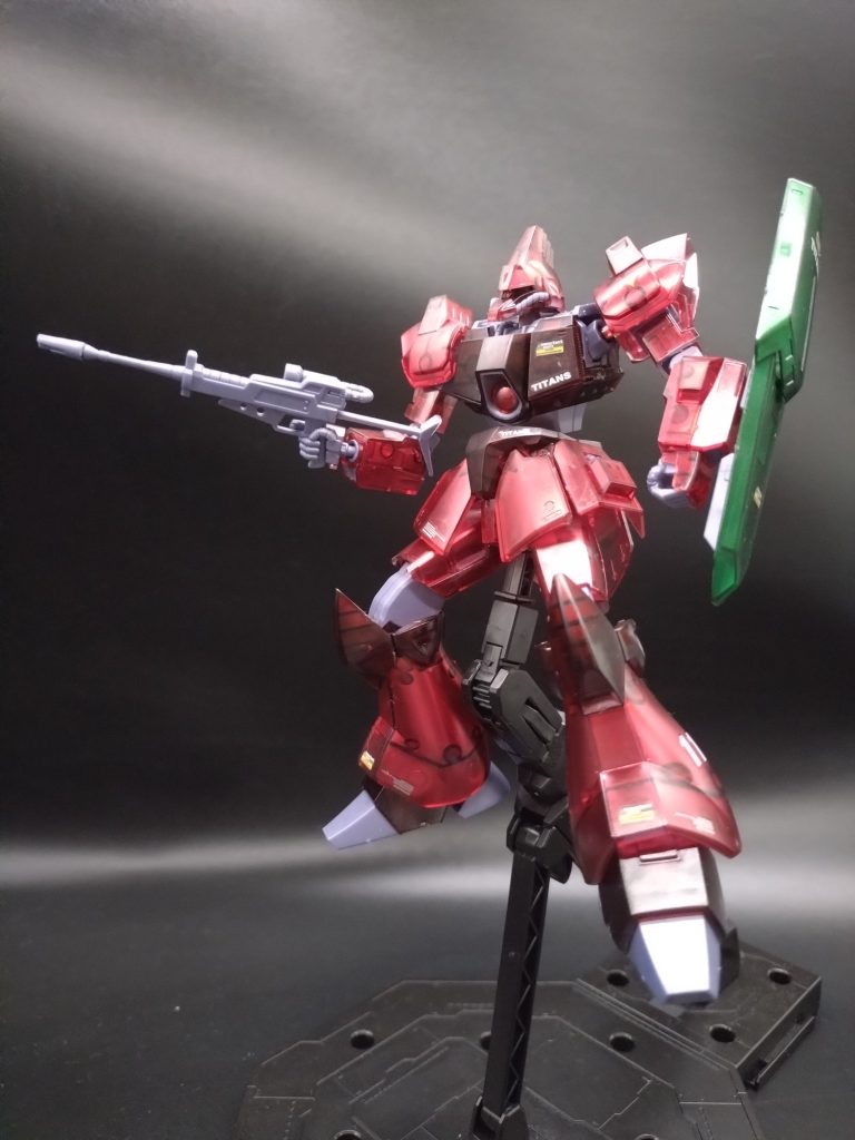 HGUC ガルバルディβ　クリアカラー　をセミメカニカルコアメッキに