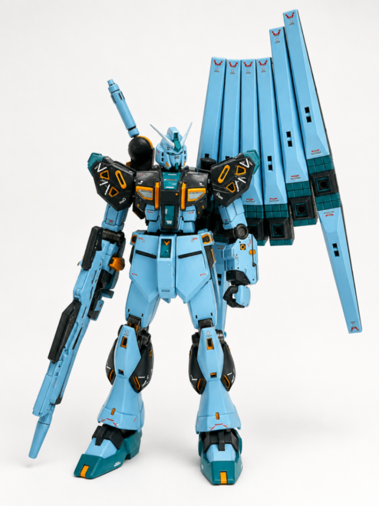 EGνガンダム用のフィンファンネルを使って、コンパチ仕様にしました。