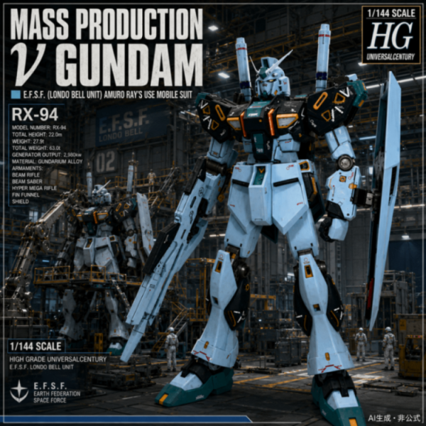 1/144  量産型νガンダム