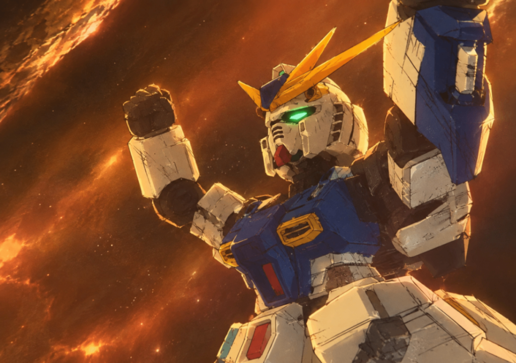 やってみせる、νガンダムは伊達じゃない!!────その時、たった一機のガンダムから放たれ、アクシズ全体を覆う温かな光に魅せられたか、勢力問わず、大勢のMS群がアクシズに集まっていったという。だが、それでもアクシズをの航路を変えることは叶わず、誰もが諦めかけた時、ア「離れろッ!ガンダムの力はァッ!!」という声が無線通信から聞こえたと同時、まるで引き剥がされるように、その温かな光に包まれるように、そのMSたちはアクシズから離れていった。そして────「アクシズ、進路変更確実！地球から離れます！」「νガンダム、識別信号...途絶....」&nbsp;