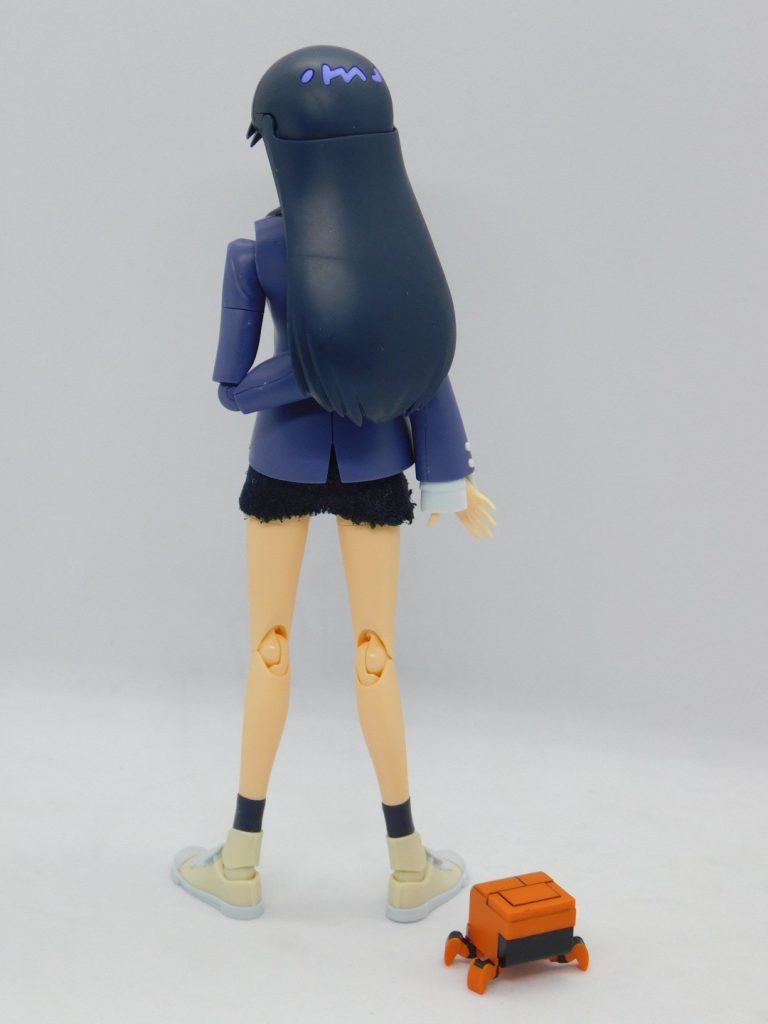 後ろ姿。