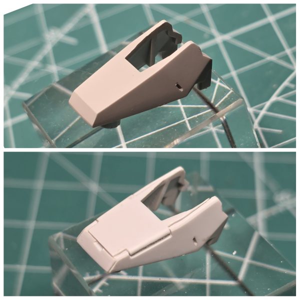 チマチマは作業をしてるのですが、改造の案が思い浮かばなくて、机に向かっちゃ、グダグタしてます。そんな中、バックパックは何ともよく解らないディテールがあったので、いっそもぎ取ってしまい、シリンダーを作成してみました。&nbsp;足の甲があまりにものっぺり感があったので、スジボリで少しでも立体感が出るよう頑張ってみました。どう？？足のヒザ裏がそれはもう、プラモデル感が満載だったので裏打ち作ってみましたが、これもまた、プラモデル感(笑)&nbsp;足の付け根をちょっとディテールを追加してます。&nbsp;作業時間よりも、机で『あーしよ、こーしたいなー』の時間が長いような気が(;´д｀)&nbsp;ってか、それよりも！！なんでコレ作ってる最中に陸戦型ガンダムのRGの発表あるかな？！RG 化は絶対に無いと思って陸戦型ガンダム作る気になったのに( ノД`)…ﾏｼﾞｶ&nbsp;なんか、前もこんな事あったような(笑)&nbsp;（3枚目）