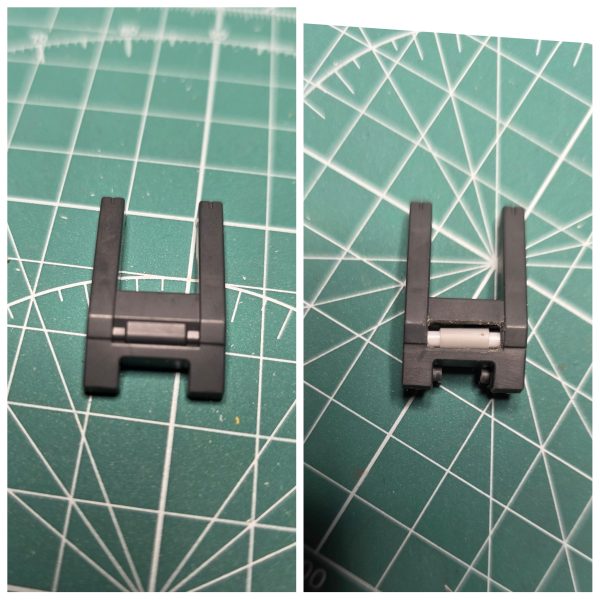 チマチマは作業をしてるのですが、改造の案が思い浮かばなくて、机に向かっちゃ、グダグタしてます。そんな中、バックパックは何ともよく解らないディテールがあったので、いっそもぎ取ってしまい、シリンダーを作成してみました。&nbsp;足の甲があまりにものっぺり感があったので、スジボリで少しでも立体感が出るよう頑張ってみました。どう？？足のヒザ裏がそれはもう、プラモデル感が満載だったので裏打ち作ってみましたが、これもまた、プラモデル感(笑)&nbsp;足の付け根をちょっとディテールを追加してます。&nbsp;作業時間よりも、机で『あーしよ、こーしたいなー』の時間が長いような気が(;´д｀)&nbsp;ってか、それよりも！！なんでコレ作ってる最中に陸戦型ガンダムのRGの発表あるかな？！RG 化は絶対に無いと思って陸戦型ガンダム作る気になったのに( ノД`)…ﾏｼﾞｶ&nbsp;なんか、前もこんな事あったような(笑)&nbsp;（2枚目）