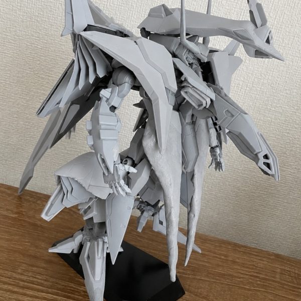 盛ったパテを少し削ってAIにサーフェイサーチェック&nbsp;（3枚目）