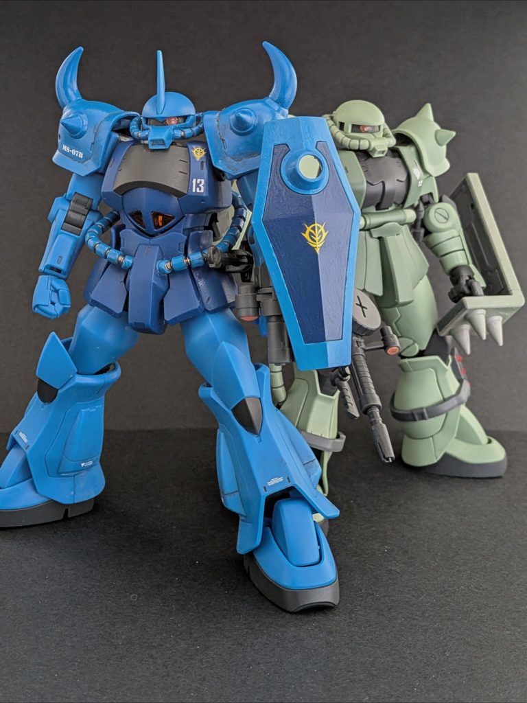 &nbsp;ザクIIと並べて&nbsp;やっぱザクとグフは並べると絵になるな〜♪https://gumpla.jp/hg/25529727 &nbsp; ←ザクII