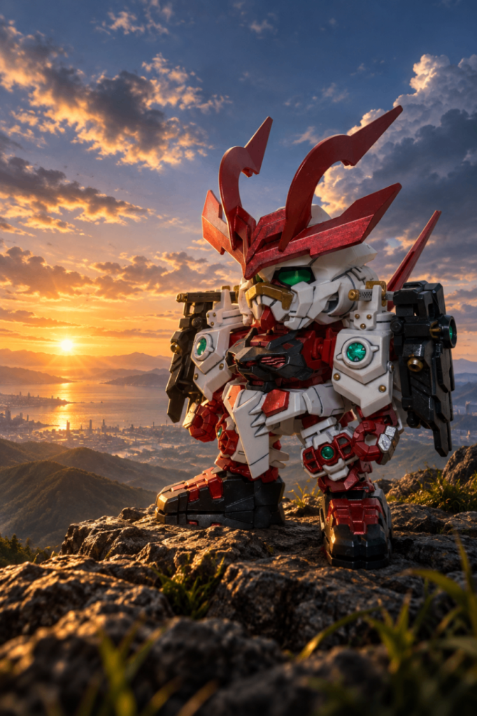 Sengoku Astray Gundam 出来上がりました‼️–3枚目/制作者：Bertha（ペルさん）