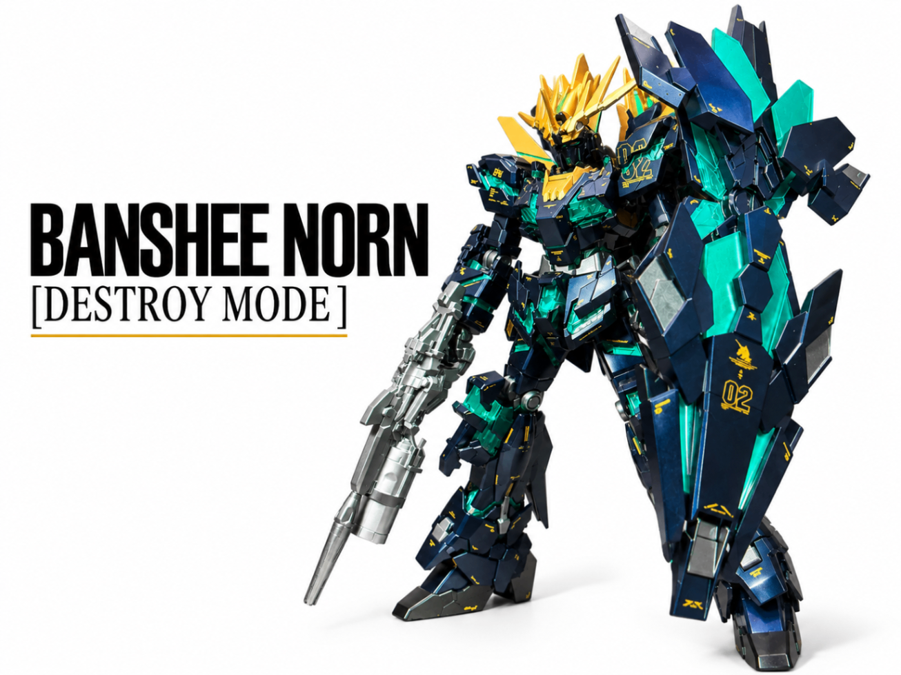 HG バンシィノルン【デストロイモード】全塗装｜バンちゃんさんの
