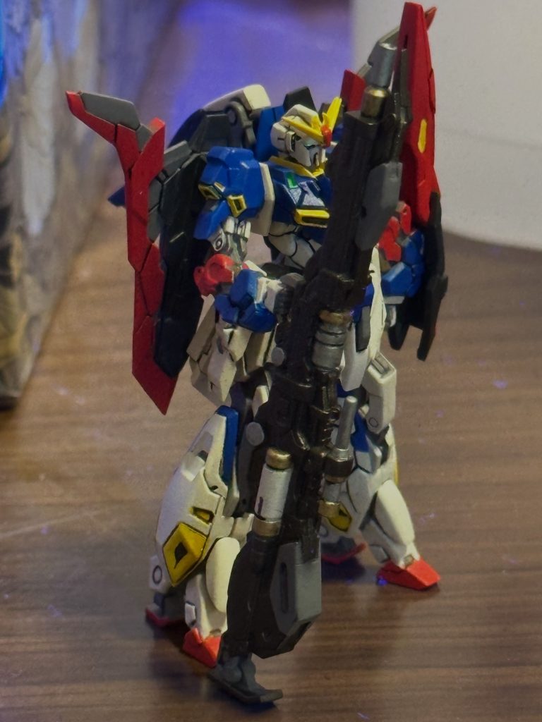 ハイメガランチャーのカラーはガンメタルにしました。次回はブルーにも挑戦したいです🥴