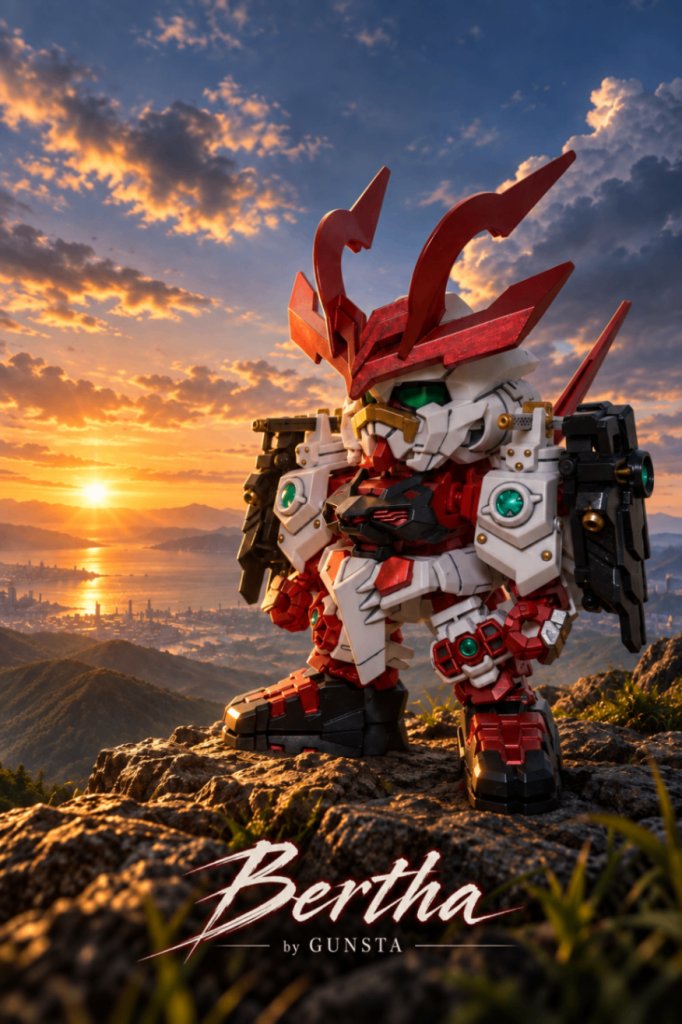 Sengoku Astray Gundam 出来上がりました‼️–3枚目/制作者：Bertha（ペルさん）