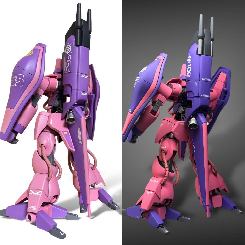 ビフォーアフター。左がbefore、右がafter。