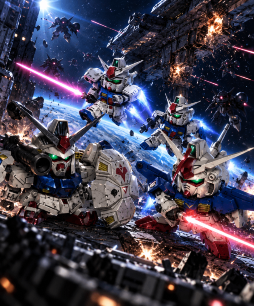 【ここまでご覧いただいた方に。個別作品ページをどうぞ。】Gundam GP01/GP01Fb 出来上がりました‼️https://gumpla.jp/sd/25522585Gundam GP02A 出来上がりました‼️https://gumpla.jp/sd/25525448Gundam GP03D 出来上がりました‼️https://gumpla.jp/sd/25536937Gundam GP04G 出来上がりました‼️https://gumpla.jp/sd/25527575