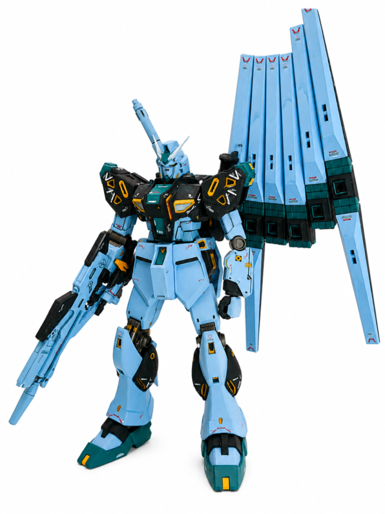 色味を変えてないと、パッと見はνガンダムだよねぇ。