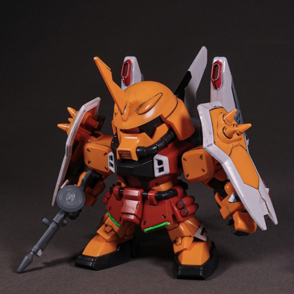BB戦士 ブレイズザクファントム（ハイネ専用機）–2枚目/制作者：しるばにあ