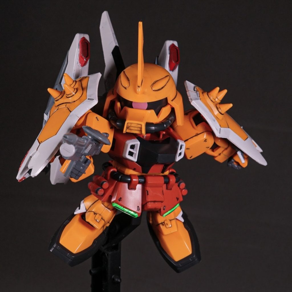BB戦士 ブレイズザクファントム（ハイネ専用機）–4枚目/制作者：しるばにあ