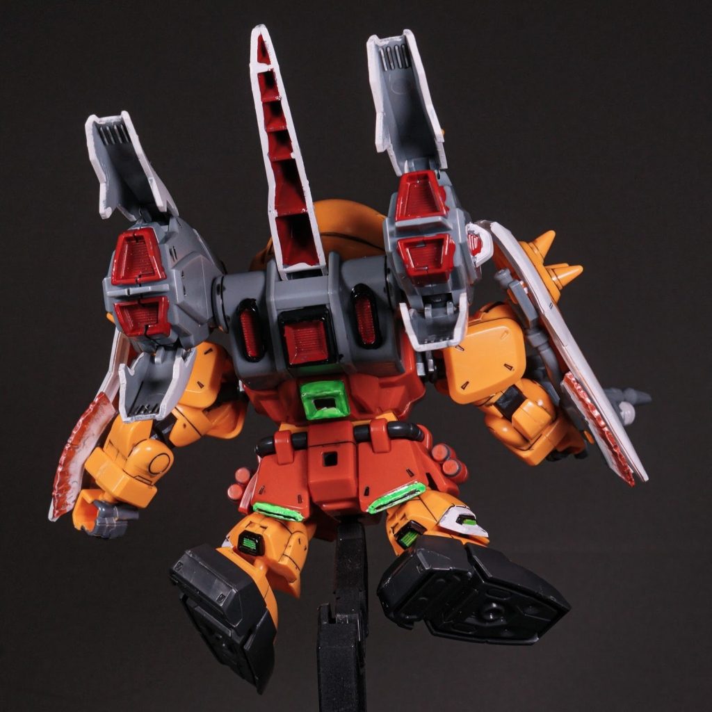 BB戦士 ブレイズザクファントム（ハイネ専用機）–5枚目/制作者：しるばにあ