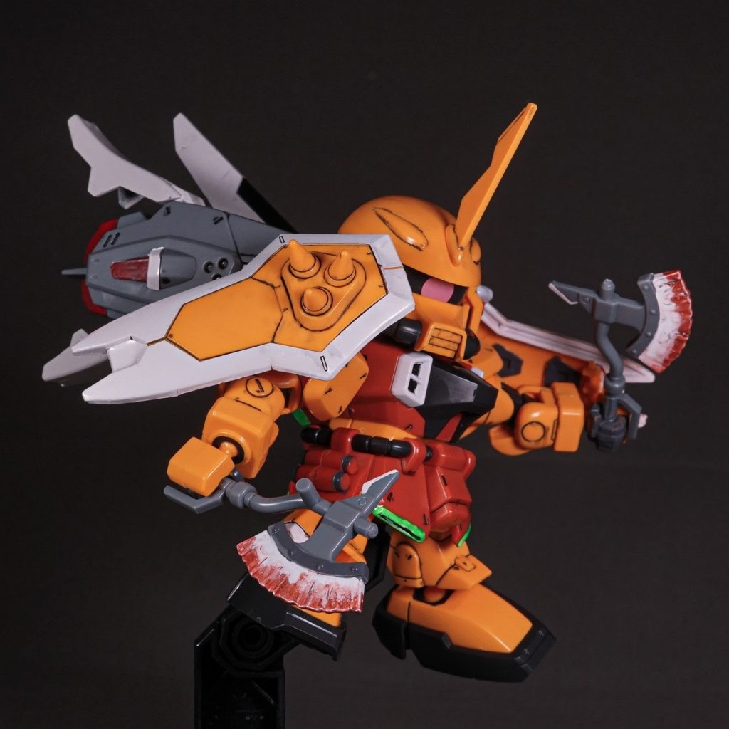 BB戦士 ブレイズザクファントム（ハイネ専用機）–6枚目/制作者：しるばにあ