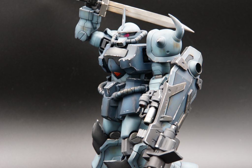 MG 1/100 グフカスタム–4枚目/制作者：Chuck