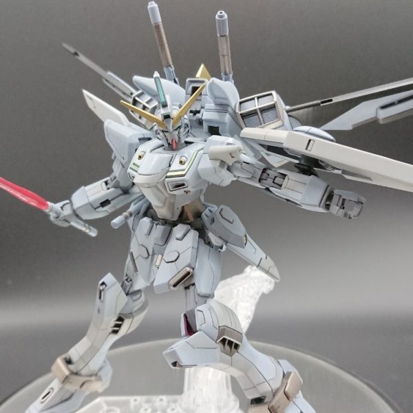 HG インジャスティスガンダム 雪白風塗装