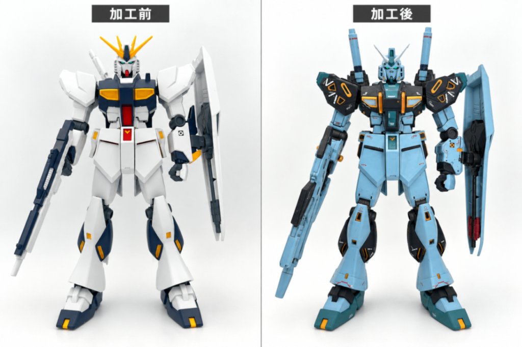 1/144  量産型νガンダム–2枚目/制作者：猫侍