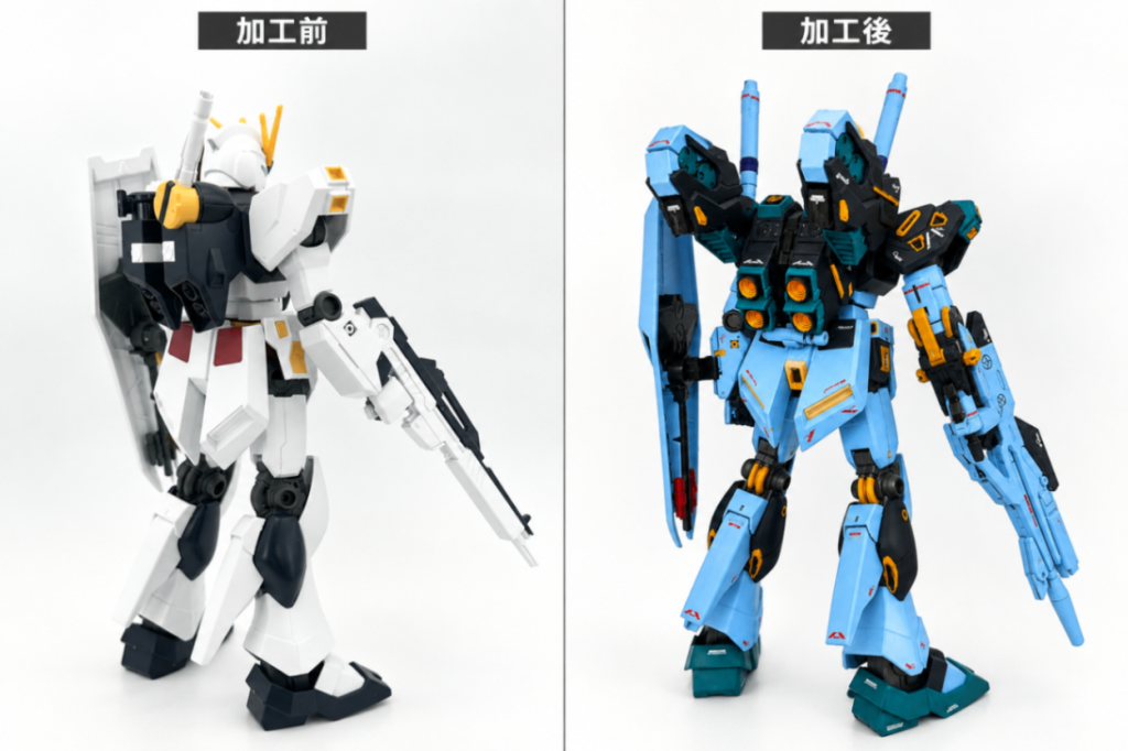 1/144  量産型νガンダム–3枚目/制作者：猫侍